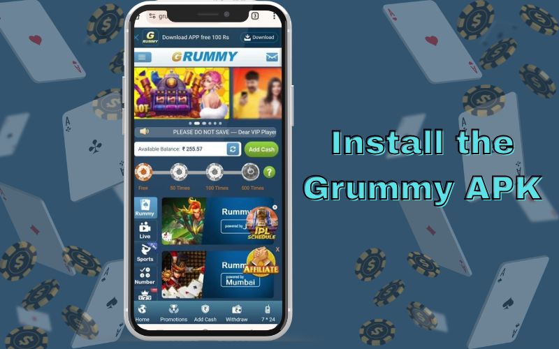 grummy apk download game